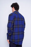 Camisa escocesa azul Carhartt Talla L Image 2