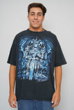 Polera Negro Liquid Blue Talla Xxl