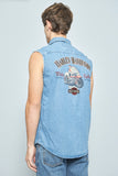 Camisa Azul harley davidson Talla M Image 2