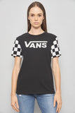 Polera casual  negro vans talla S 803