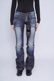 Jeans denim azul bebock for express Talla 25 Image 0