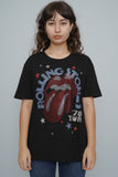 Polera Negro The Rolling Stones Talla M