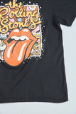 Polera casual  negro the rolling stone talla S 785