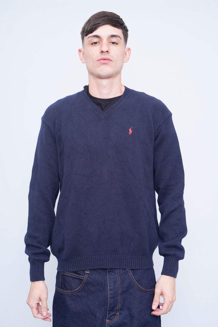Sweater Azul Polo Sport Talla L – Nostalgic