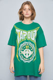 Polera casual  verde tapolt talla Xl 033