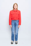 Blazer Rojo Nostalgic Talla M Image 3