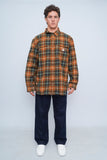 Camisa escocesa cafe Carhartt Talla Xl Image 3