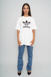 Polera Blanco Adidas Talla M Image 3