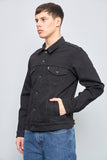 Chaqueta denim  negro levis talla M 954