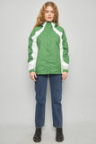 Cortaviento casual  verde columbia talla L 185