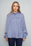 Blusa celeste Anthropologie Talla Xl Image 0