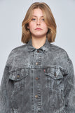 Chaqueta denim  gris levis talla S 115