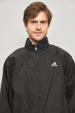 Cortaviento casual  negro  adidas talla L 774