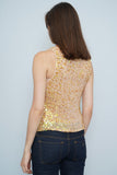 Top dorado/lentejuelas Sin marca Talla TU Image 2