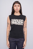 Polera Negro harley davidson Talla L