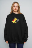 Polerón Negro Pooh Talla Xl Image 0