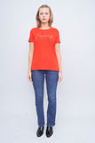 Polera Naranjo Tommy Hilfiger Talla S Image 3