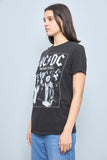 Polera Negro AC DC Talla M Image 1