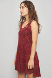 Vestido casual  rojo free people talla Xs 560