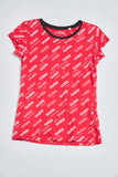 Polera casual  rojo guess talla S 456