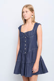 Vestido denim azul Peppermayo Talla TU Image 1