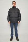 Parka casual  negro columbia talla L 139