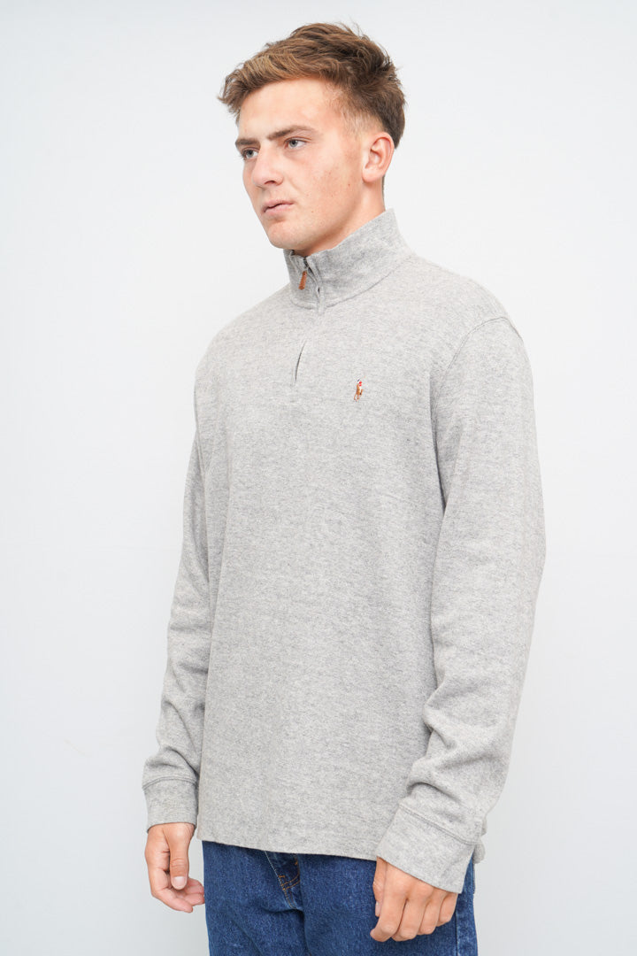 Polerón Gris polo ralph lauren Talla L – Nostalgic