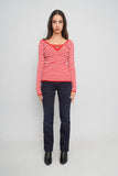 Sweater Rojo/blanco Guess Talla L Image 3