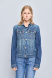 Jacket denim azul true religion Talla L Image 0