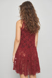 Vestido casual  rojo free people talla Xs 560