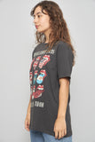 Polera casual  gris rolling stones talla L 532