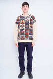 Sweater Multicolor Etchings Talla L Image 3