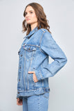 Chaqueta denim  azul levis talla M 770