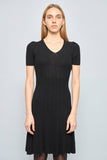 Vestido casual  negro polo talla Xs 524