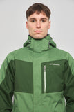 Parka casual  verde columbia talla S 696