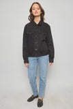 Chaqueta denim  negro levis talla S 076