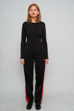 Buzo/Legging bicolor n/b adidas Talla S Image 3