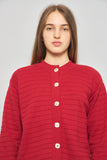 Sweater casual  rojo j s a talla L 353