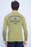 Polera Verde harley davidson Talla S Image 2