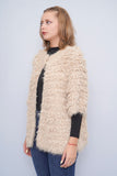 Sweater Beige knitted & knotted Talla L Image 1