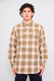 Camisa escocesa beige Carhartt Talla L Image 0