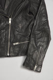 Chaqueta cuero  negro reiss  talla 36 285