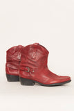 Bota casual  rojo franco sarto talla 41 225