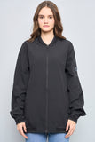 Cortaviento casual  negro  adidas talla M 790