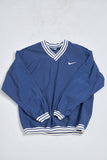 Cortaviento casual  azul nike talla L 614