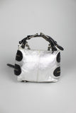 Cartera/Mochila plata/negro Chloe Talla TU