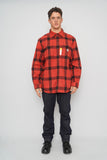 Camisa escocesa roja Carhartt Talla L Image 3