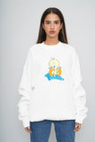 Polerón Blanco Looney Tunes Talla Xl