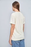 Polera casual  blanco ac dc talla M 157