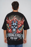 Polera Negro Visual E Fex Talla Xl Image 2
